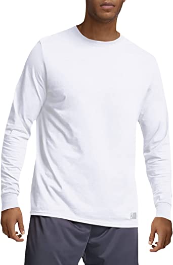 Russell Athletic Mens Men's Cotton Performance Long Sleeve T-Shirt