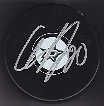 Cody Eakin autographed puck Dallas Stars