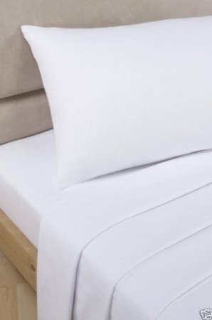VICEROY BEDDING 500 Thread Count Luxury 100 Egyptian Cotton Pair of Housewife Pillow Cases White