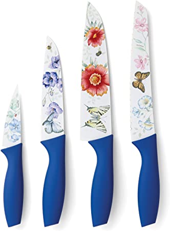 LENOX Butterfly Meadow 4-piece Knife Set, 1.05 LB, Multi