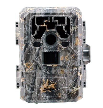 Bestguarder HD Waterproof IP66 Infrared Night Vision Game and Trail Hunting Scouting Ghost Camera Take 12MP Image and 1080p Video From 75feet23m Distance