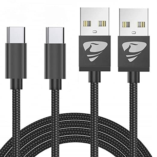 USB C Charger Type C Cable (2Pack 6FT) Phone Charging Cord for Samsung Galaxy S9 S8 S10 S20 Plus A50 A51 A71 A20 A21 A20e A10e A11 Note 10 9 8 LG Stylo 4 5 6 K51 V20 V60 G6 G5 Moto Z G7 G6 Z4