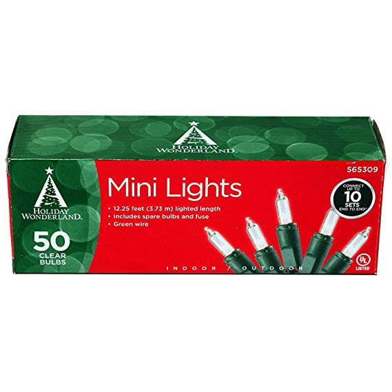 Noma/Inliten 50-Count Clear Christmas Light Set (2)