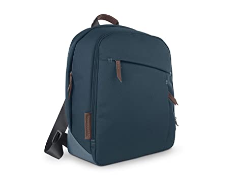 UPPAbaby Changing Backpack, Finn (Deep Sea/Chestnut Leather)