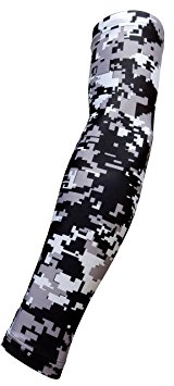 (Youth & Adult Sizes) Sports Farm - Moisture Wicking Compression Arm Sleeve (1 Sleeve) (Over 100 Colors Available In Our Store)