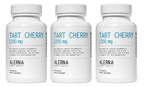Tart Cherry 1200 mg (100 Vegetarian Capsules, Tart Cherry Extract) (3 Bottles)