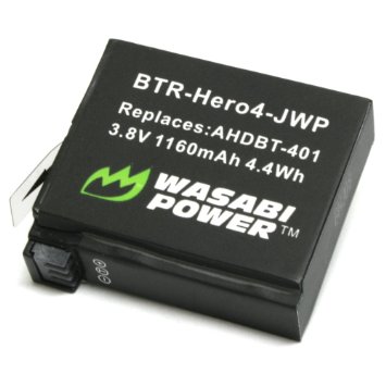 Wasabi Power Battery for GoPro HERO4 and GoPro AHDBT-401