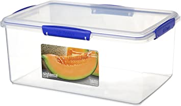 Sistema 1880 Storage Box, Plastic, 9.67 l, Light Blue, 16.00 x 36.00 x 24.00 cm