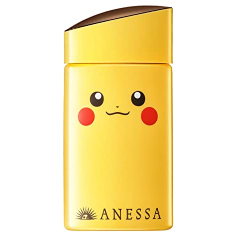ANESSA Perfect UV Skin Care Milk"Pokemon Limited Pa" (Pikachu) Sunscreen 60mL (Pokemon Limited Package (Pikachu))
