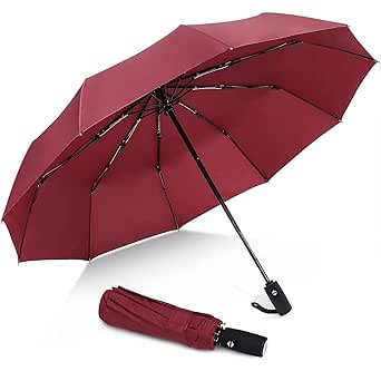 G4Free 72 Inch Huge Large Oversize Golf Umbrella Automatic Open Double Canopy Vented Windproof Stick Umbrellas, 6 Ft Heavy Duty Outdoor Doorman Umbrella Family Umbrella