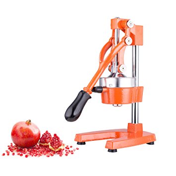 CO-Z Commercial Grade Citrus Juicer Hand Press Manual Fruit Juicer Juice Squeezer Citrus Orange Lemon Pomegranate (Orange)