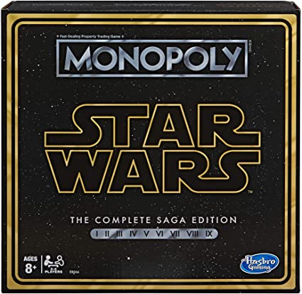 Monopoly: Star Wars Complete Saga Edition Board Game for Kids Ages 8 & Up