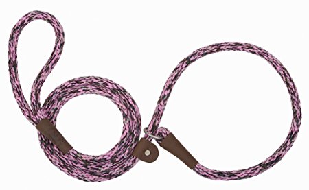 Mendota Products Dog Slip Lead, 1/2 by 4-Feet, Pink Camo