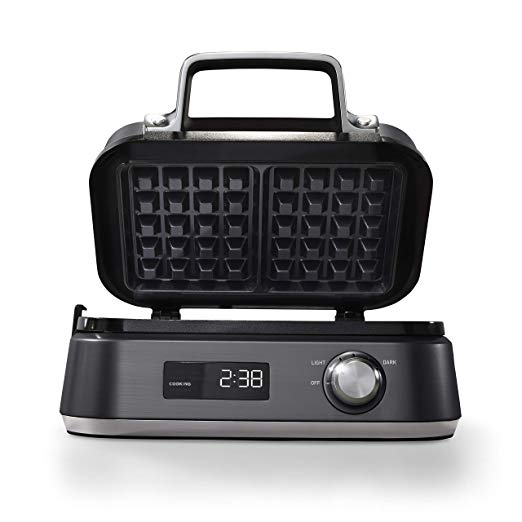 Calphalon Intellicrisp Waffle Maker, Dark Stainless Steel