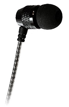 Far End Gear ECT1 XDU Stereo-To-Mono Noise Isolating Earphone, Fabric-Reinforced Cord, Black