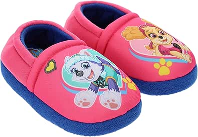 Paw Patrol Slippers for Kids, Mismatch A-Line House Shoes