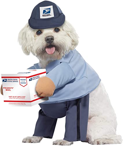 California Costumes Pet Us Mail Carrier Pup