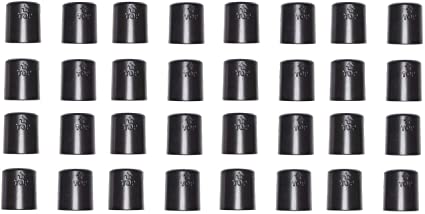 JSP Manufacturing 1" Diameter Post Wire Shelf Clips Shelving Split Sleeves Lock Metal Rack Locking Plastic Pick A Pack Wholesale Bulk 16 Pairs (32 Pack)