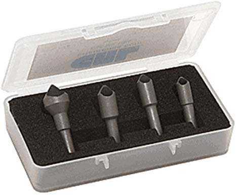 C.R. LAURENCE CS4 CRL Brand 4 Piece Countersink Set for No. 6 to 16 Screws