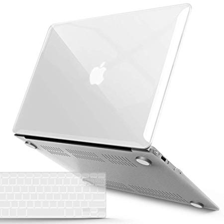 IBENZER MacBook Air 11 Inch Case, Soft Touch Hard Case Shell Cover with Keyboard Cover for Apple MacBook Air 11 A1370 1465,Crystal Clear, MA11CYCL 1