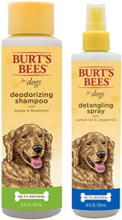 Burt's Bees For Dogs All Natural Deodorizing Shampoos & Sprays | No More Smelly Dogs | Cruelty Free, Sulfate & Paraben Free, pH Balanced for Dogs - Made in the USA