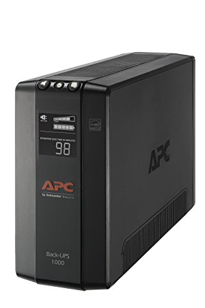 APC 1000VA Compact UPS Battery Backup & Surge Protector, Back-UPS Pro (BX1000M)