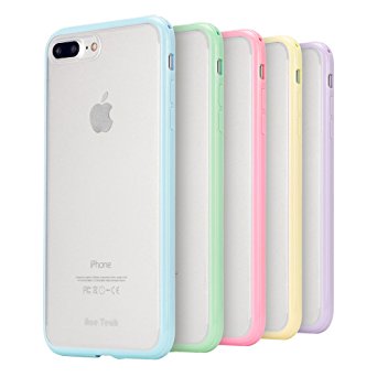 iPhone 7 Plus Case, Ace Teah 5 Pack iPhone 7 Plus Anti-Scratch Hard Back Cover with Protective Shock-Absorbing TPU Bumper Cases for Apple iPhone 7 Plus 5.5 Inch 2016 (Purple, Green, Blue, Pink, Beige)