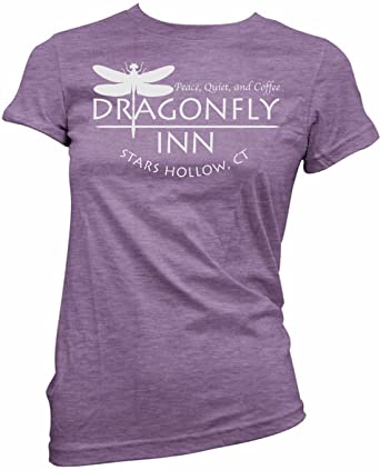 Brain Juice Tees Dragonfly Inn Gilmore Girls Junior FIT Womens Junior FIT Shirt Junior FIT Petite Sizing