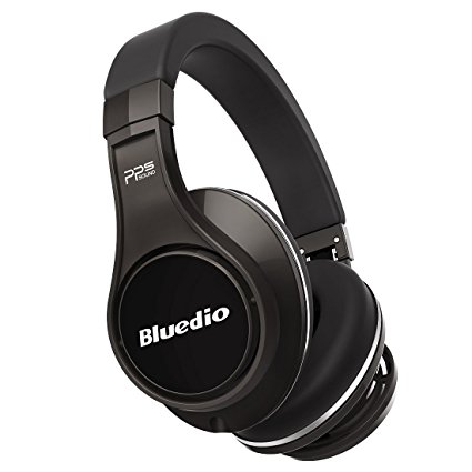 Bluedio U (UFO) PPS 8 Drivers Over-ear Bluetooth Wireless Headphone with Mic(Titanium)