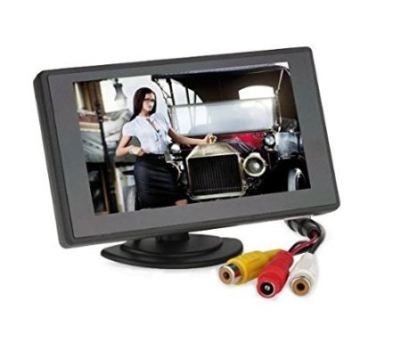 Soled 4.3 inch Mirror Foldable Car LCD TFT Rearview Monitor Screen