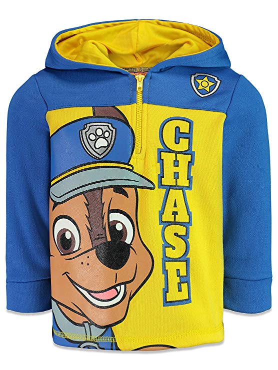 Paw Patrol Boys Fleece Half-Zip Pullover Hoodie