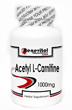 Acetyl L-Carnitine 1000mg 200 Capsules ~ Renevitol