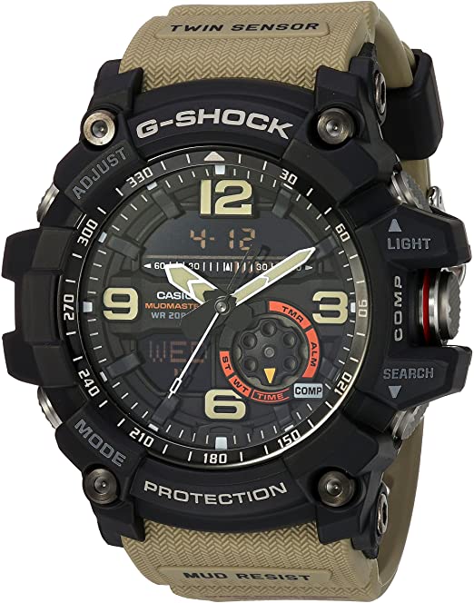 Casio 2018 GG1000-1A5 Watch G-Shock Mudmaster Twin Sensor