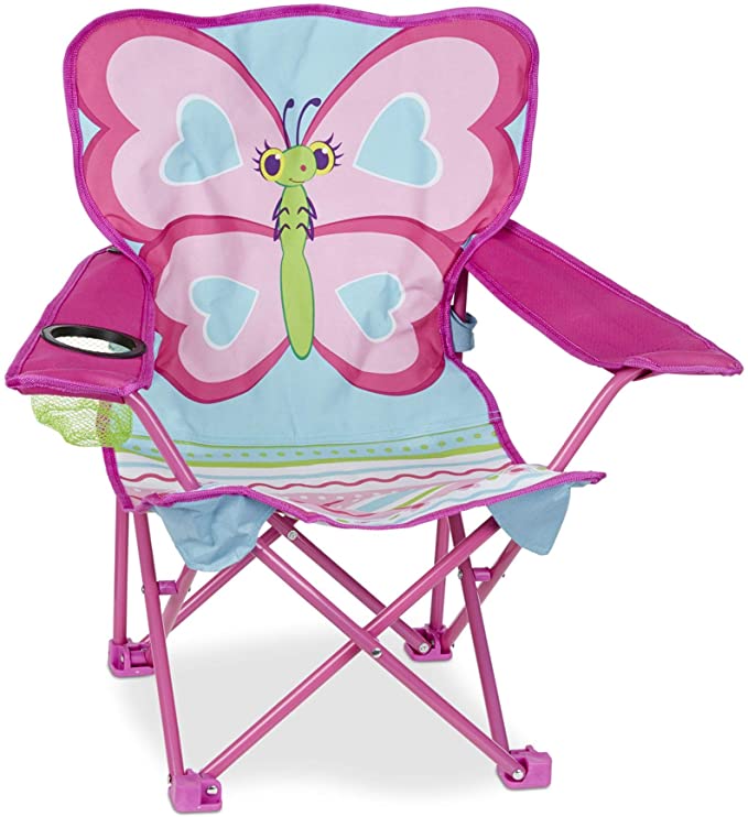 Melissa & Doug Cutie Pie Butterfly Camp Chair (Frustration-Free Packaging)