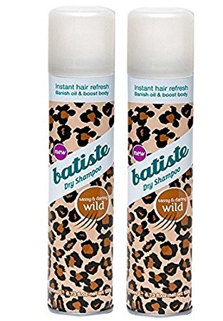 Batiste Dry Shampoo, Wild, 6.73 Ounce (2 Pack)