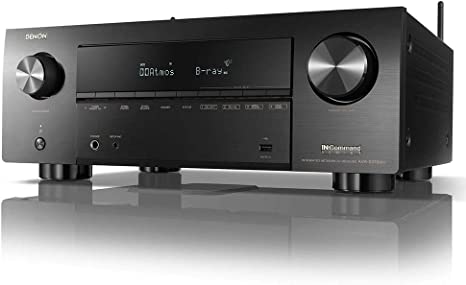 Denon AVR-X3700H 8K Ultra HD 9.2 Channel (105 Watt X 9) AV Receiver 2020 Model - 3D Audio & Video with IMAX Enhanced, Built for Gaming, Music Streaming, Alexa   HEOS
