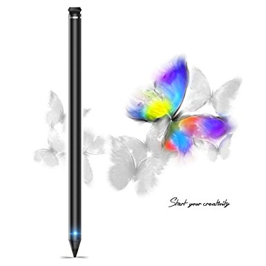 Anmier Active Capacitive Stylus Digital Pen Fine Point Precision Electronic Stylus for iPad, iPhone, Samsung, Android, Tablet and other Touch Screen Devices - Drawing and Handwriting Digital Pencil