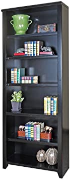 Martin Furniture Tribeca Loft Black Bookcase, 84" - Fully Assembled