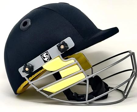 SG BLAZETEH Coloured Cricket Helmet [Black] [S]