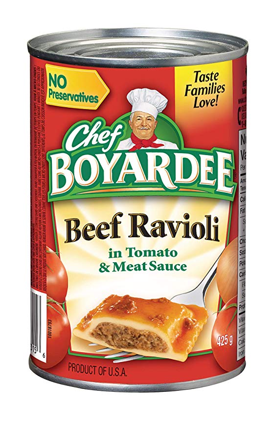 Chef Boyardee Beef Ravioli 8 x 425g