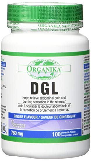 Organika DGL (Deglycyrrhizinated Licorice), 100 tabs