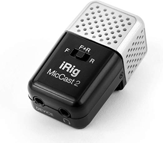 IK Multimedia iRig Mic Cast 2 Pocket-Sized Microphone for iPhone, iPad, and Android Devices