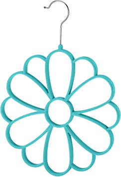 Whitmor Flocked Flower Scarf Hanger