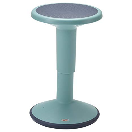 ECR4Kids ELR-15621-SF SitWell Adjustable Stool - Core Engagement/Active Sitting Stool with Adjustable Height, Sea Foam