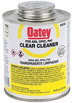 Oatey 30795 Clear Cleaner, 16-Ounce