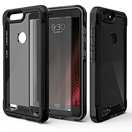 ZTE Blade Z Max Case, Zizo [ION Series] with FREE [ZTE Blade Z Max Screen Protector] Transparent Clear [Military Grade Drop Tested] Blade Z Max Z982