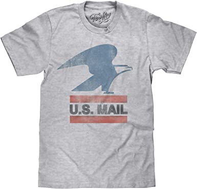 Tee Luv U.S. Mail Eagle Logo T-Shirt - United States Postal Service Shirt