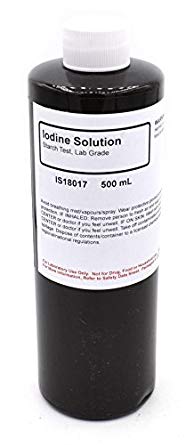 Laboratory-Grade Iodine Solution, 500mL - The Curated Chemical Collection
