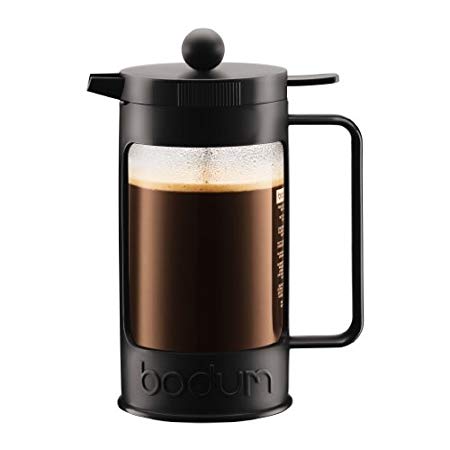 Bodum Bean 8 Cup French Press Coffee Maker, 34-Ounce, Black