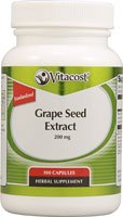 Vitacost Grape Seed Extract - Standardized -- 200 mg - 100 Capsules